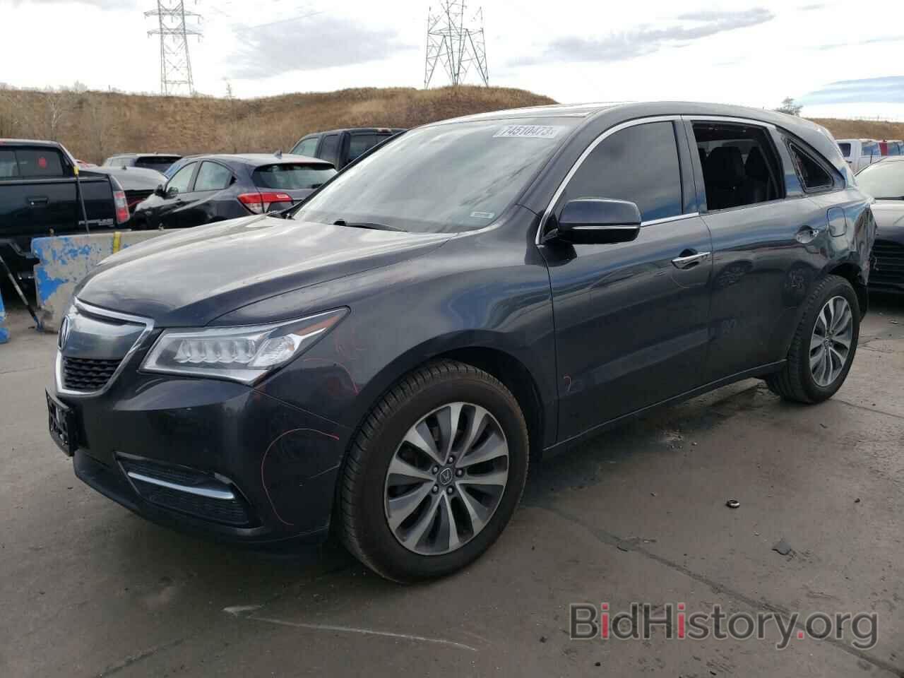 Фотография 5FRYD4H62GB052019 - ACURA MDX 2016