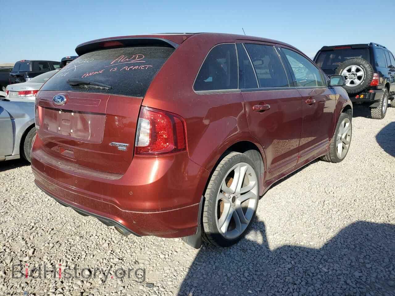 2014 FORD EDGE - VIN: 2FMDK4AK9EBA92360 - Фото 3