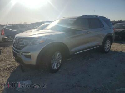 2021 Ford EXPLORER Limited, серебристый — VIN 1FMSK8FH6MGA29302, Copart