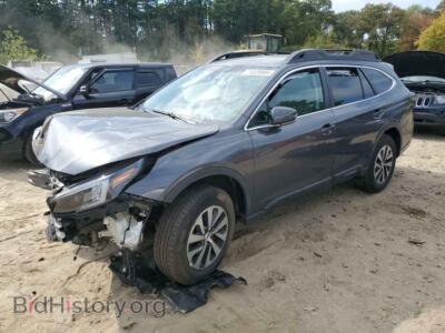 2020 Subaru OUTBACK Premium, темно-серый — VIN 4S4BTACC2L3127925, Copart