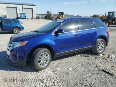 2014 Ford EDGE Limited, синий — VIN 2FMDK3KC1EBA41775, Copart
