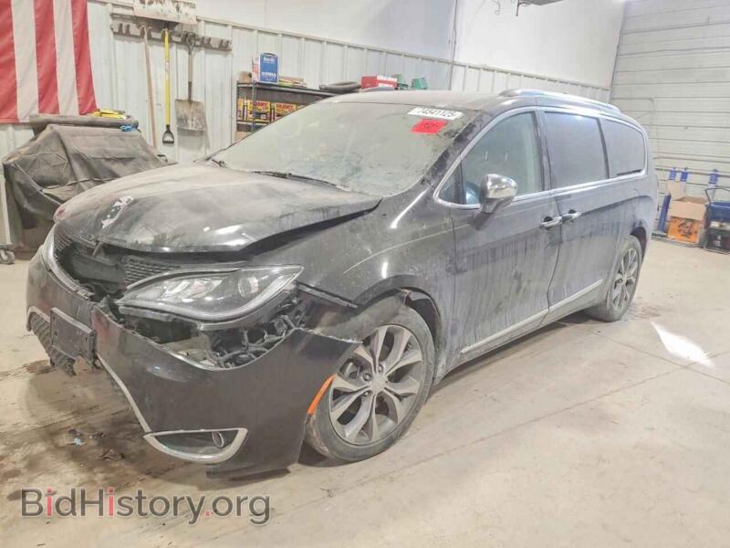2017 Chrysler PACIFICA Limited (VIN 2C4RC1GG5HR670412) — photo 1 of 13, Copart, damage: front end