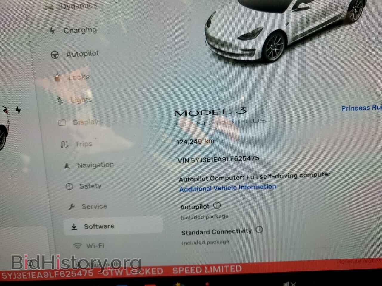 2020 TESLA MODEL 3 - VIN: 5YJ3E1EA9LF625475 - Фото 9