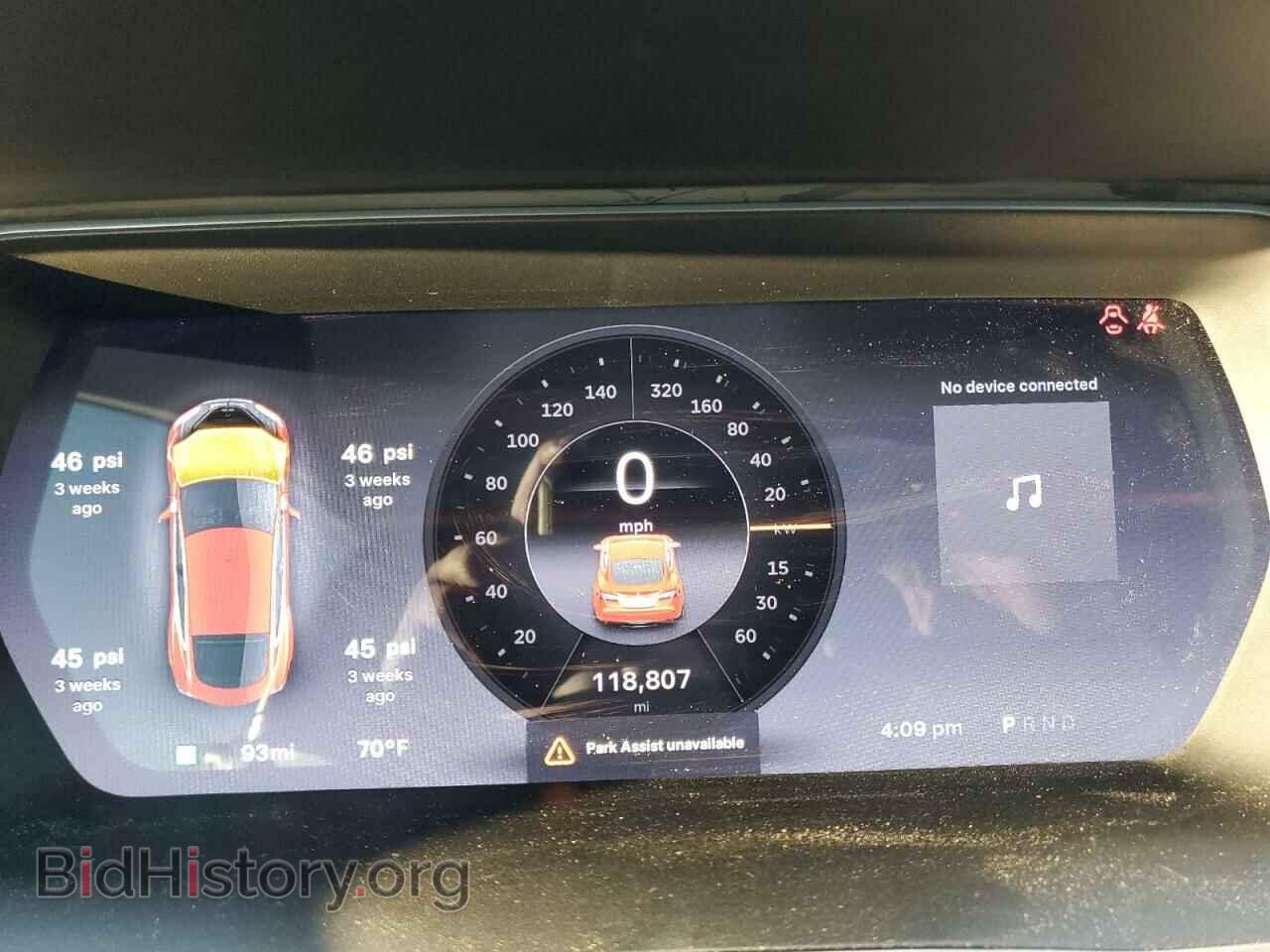 2014 TESLA MODEL S - VIN: 5YJSA1H17EFP51954 - Фото 9
