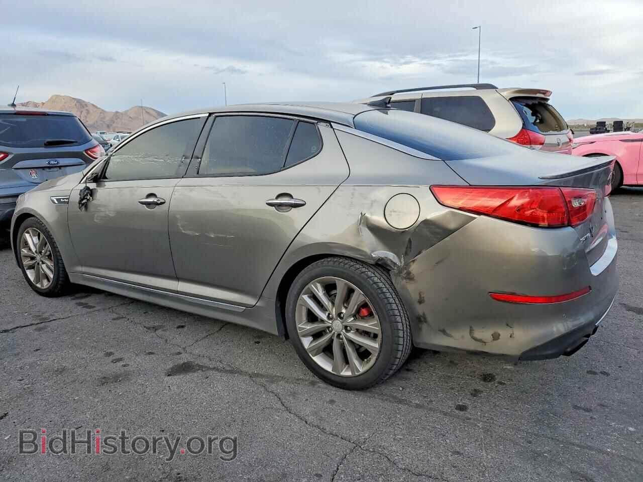 2015 KIA OPTIMA - VIN: 5XXGR4A62FG419537 - Фото 2