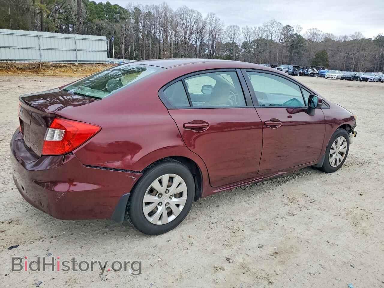 2012 HONDA CIVIC - VIN: 19XFB2F50CE062321 - Фото 3