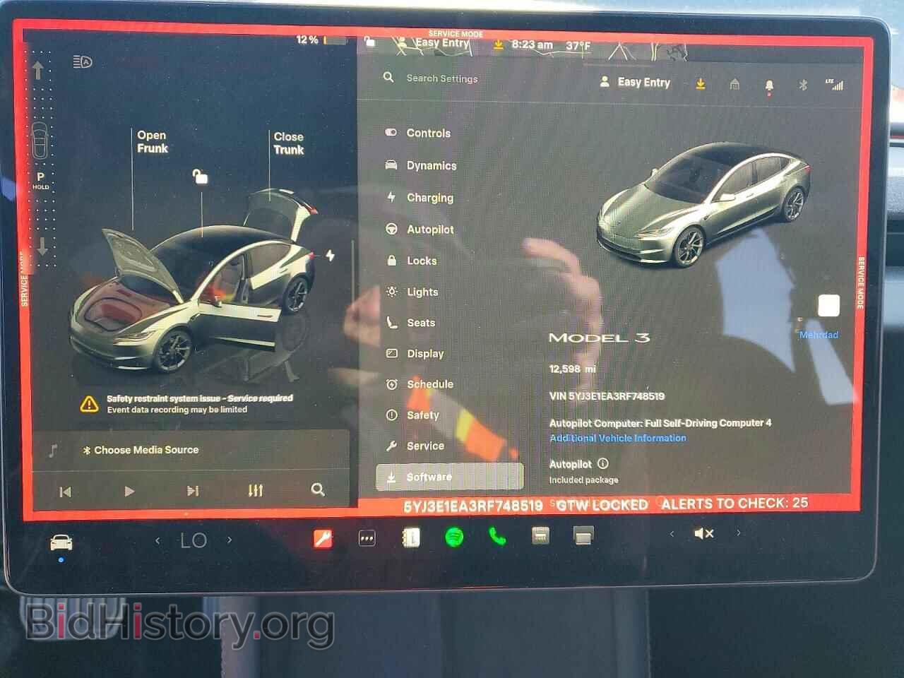 2024 TESLA MODEL 3 - VIN: 5YJ3E1EA3RF748519 - Photo 9
