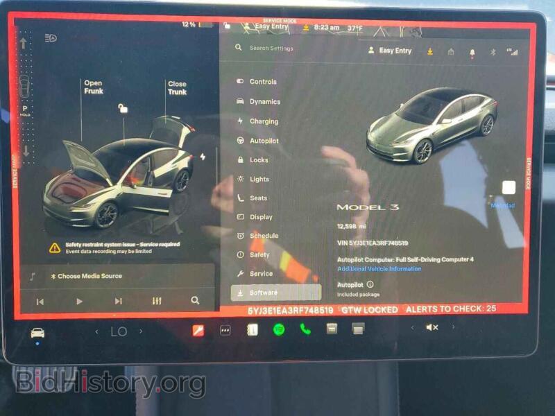2024 Tesla MODEL 3 (VIN 5YJ3E1EA3RF748519) — photo 9 of 13