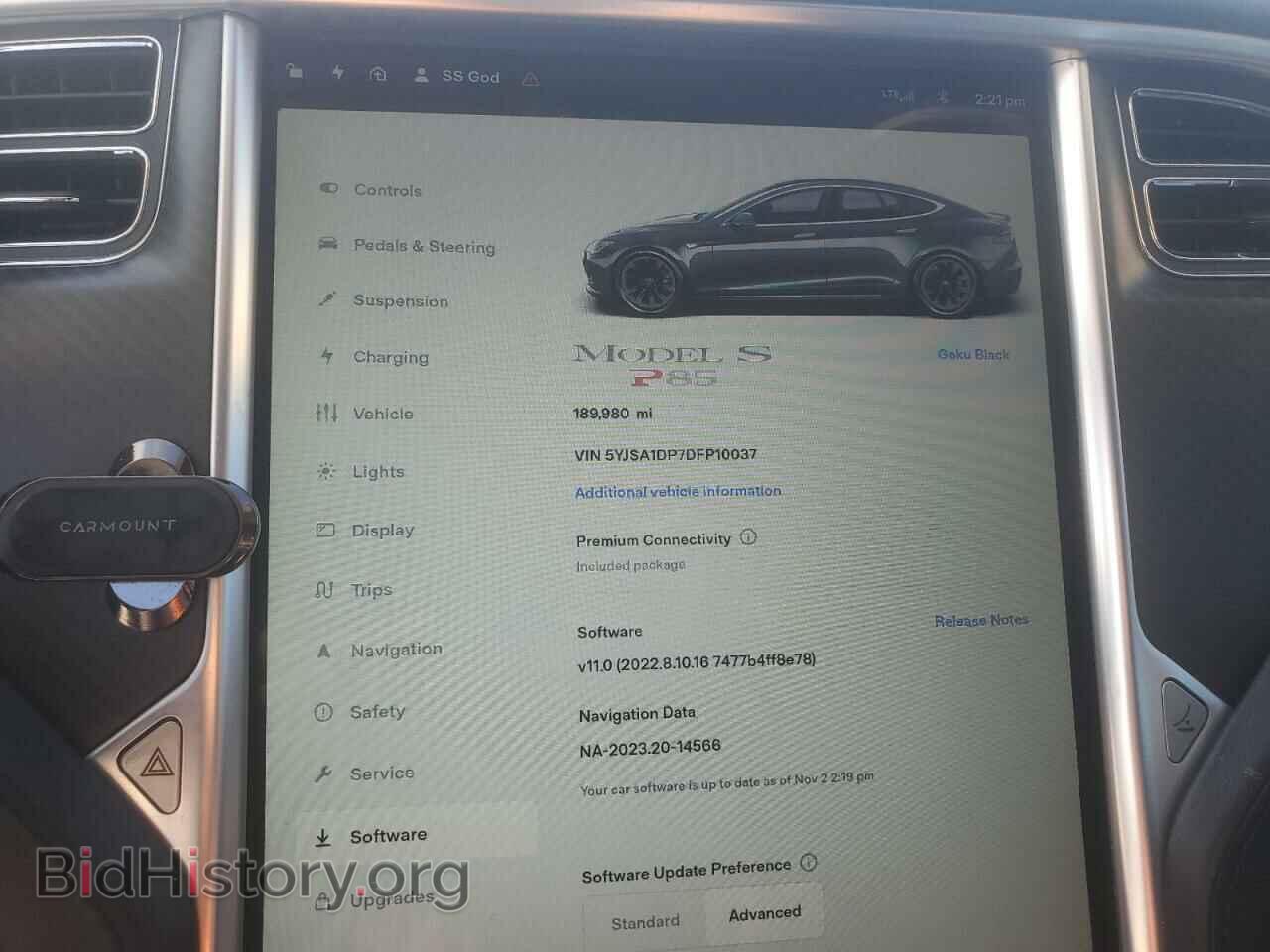 2013 TESLA MODEL S - VIN: 5YJSA1DP7DFP10037 - Фото 9