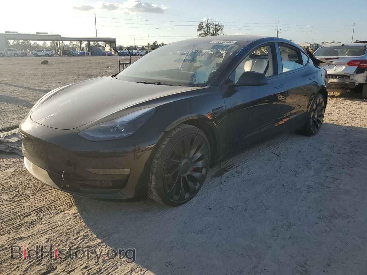 Фотография 5YJ3E1EC9PF680001 - TESLA MODEL 3 2023