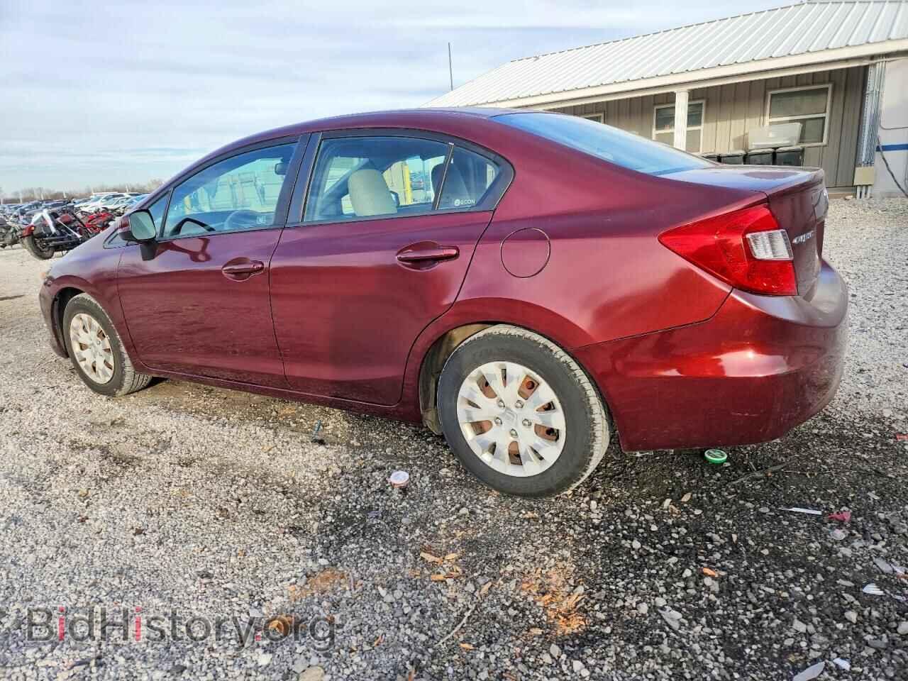 2012 HONDA CIVIC - VIN: 2HGFB2F55CH606916 - Фото 2