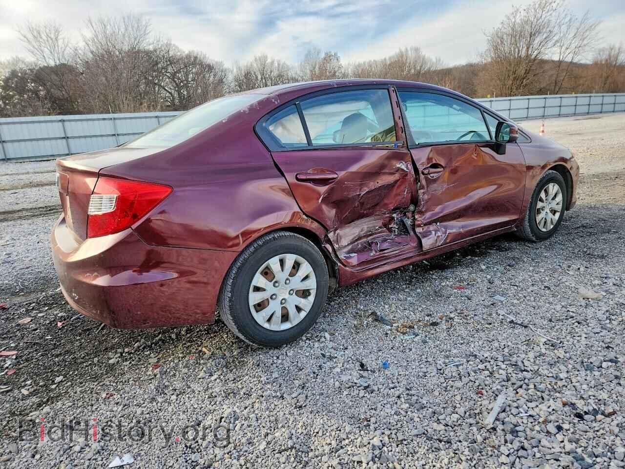 2012 HONDA CIVIC - VIN: 2HGFB2F55CH606916 - Фото 3