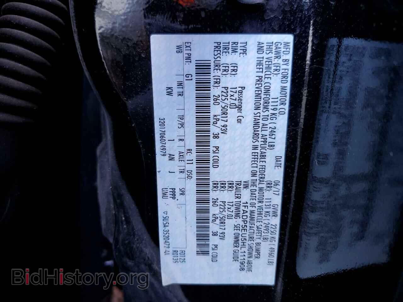 2017 FORD CMAX - VIN: 1FADP5EU5HL111908 - Photo 12