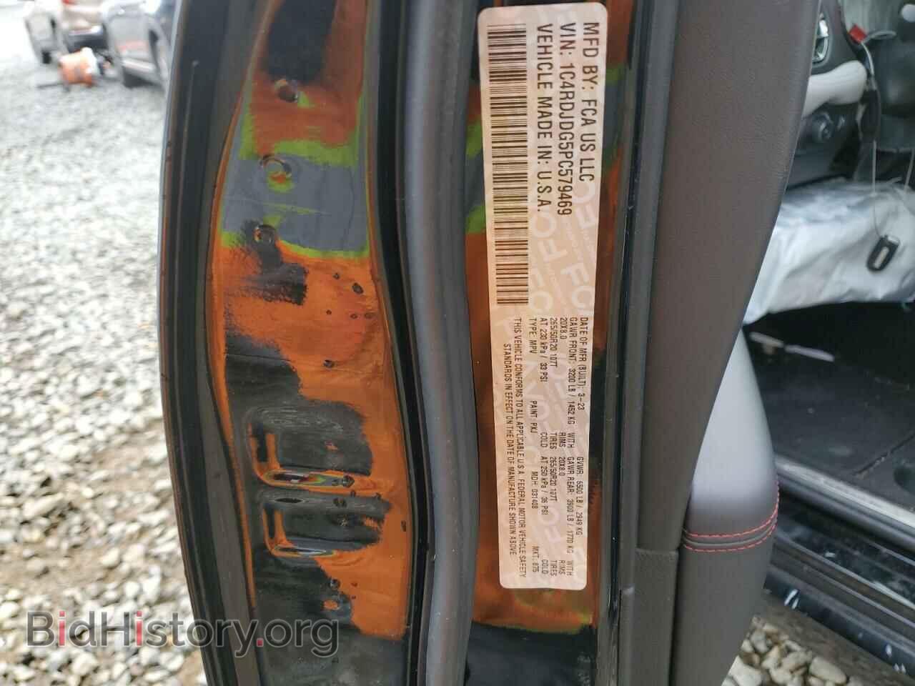 2023 DODGE DURANGO - VIN: 1C4RDJDG5PC579469 - Фото 13