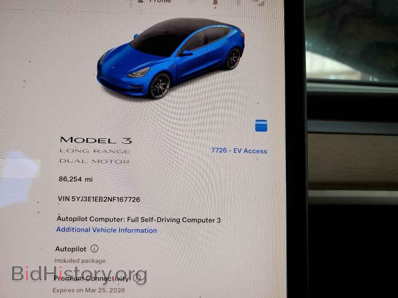 2022 TESLA MODEL 3 - VIN: 5YJ3E1EB2NF167726 - Фото 9