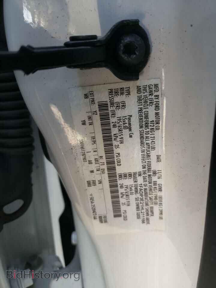 2017 FORD FOCUS - VIN: 1FADP3E21HL211166 - Фото 12