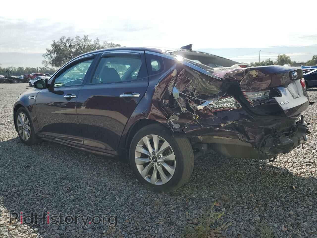 2016 KIA OPTIMA - VIN: 5XXGU4L32GG011297 - Фото 2