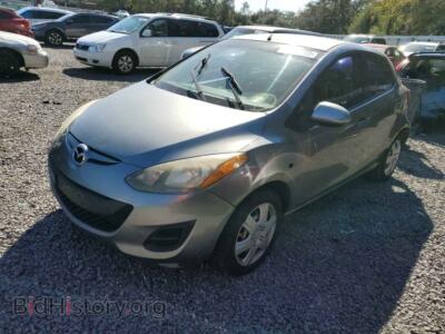 2013 Mazda 2 MAZDA2, серый — VIN JM1DE1KY3D0159855, Copart