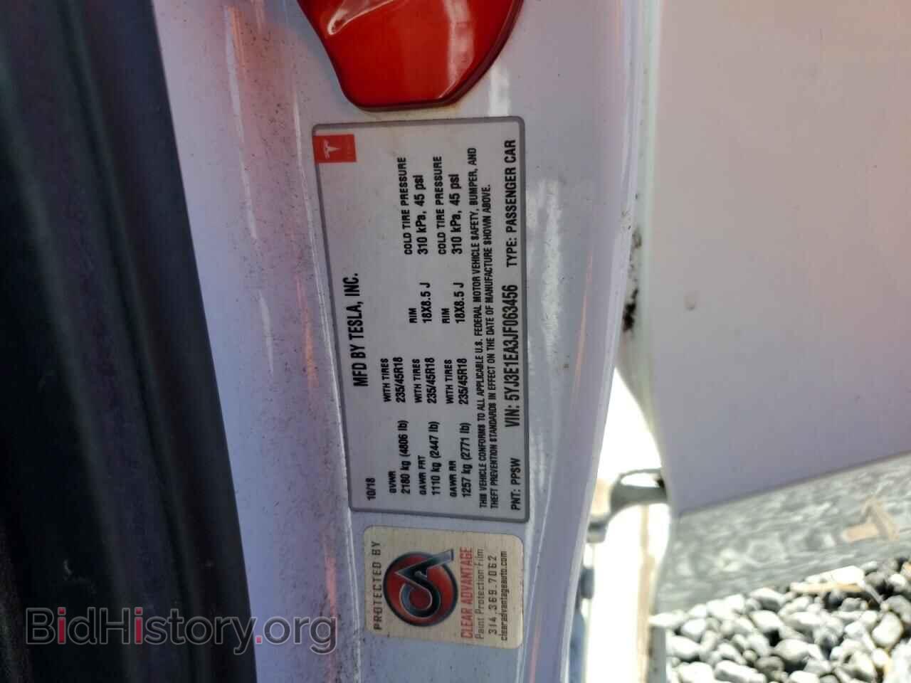 2018 TESLA MODEL 3 - VIN: 5YJ3E1EA3JF063456 - Photo 14