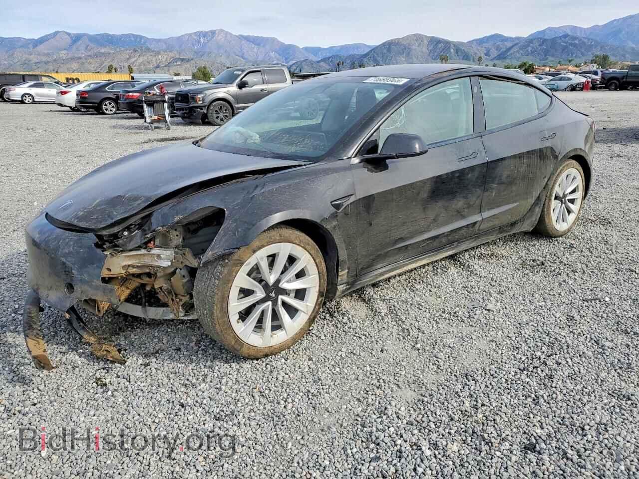 Photo 5YJ3E1EB8NF156004 - TESLA MODEL 3 2022