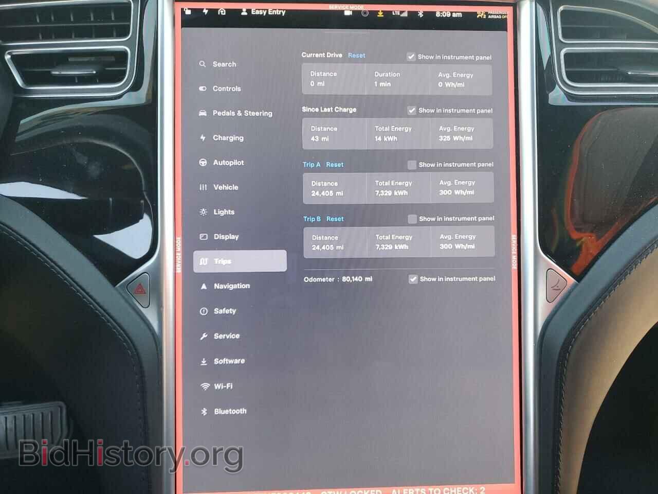 2017 TESLA MODEL S - VIN: 5YJSA1E27HF206449 - Photo 9