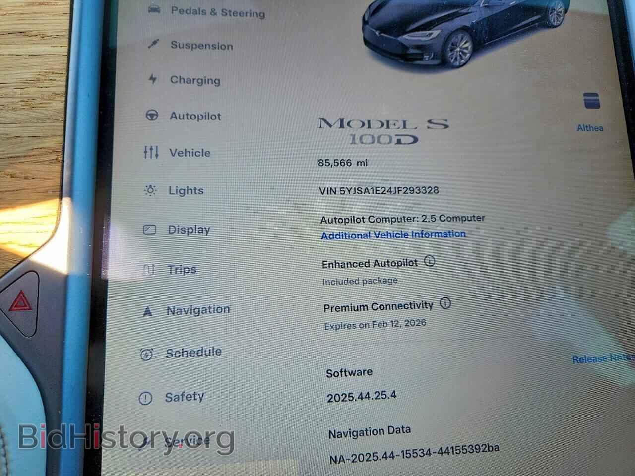 2018 TESLA MODEL S - VIN: 5YJSA1E24JF293328 - Photo 9