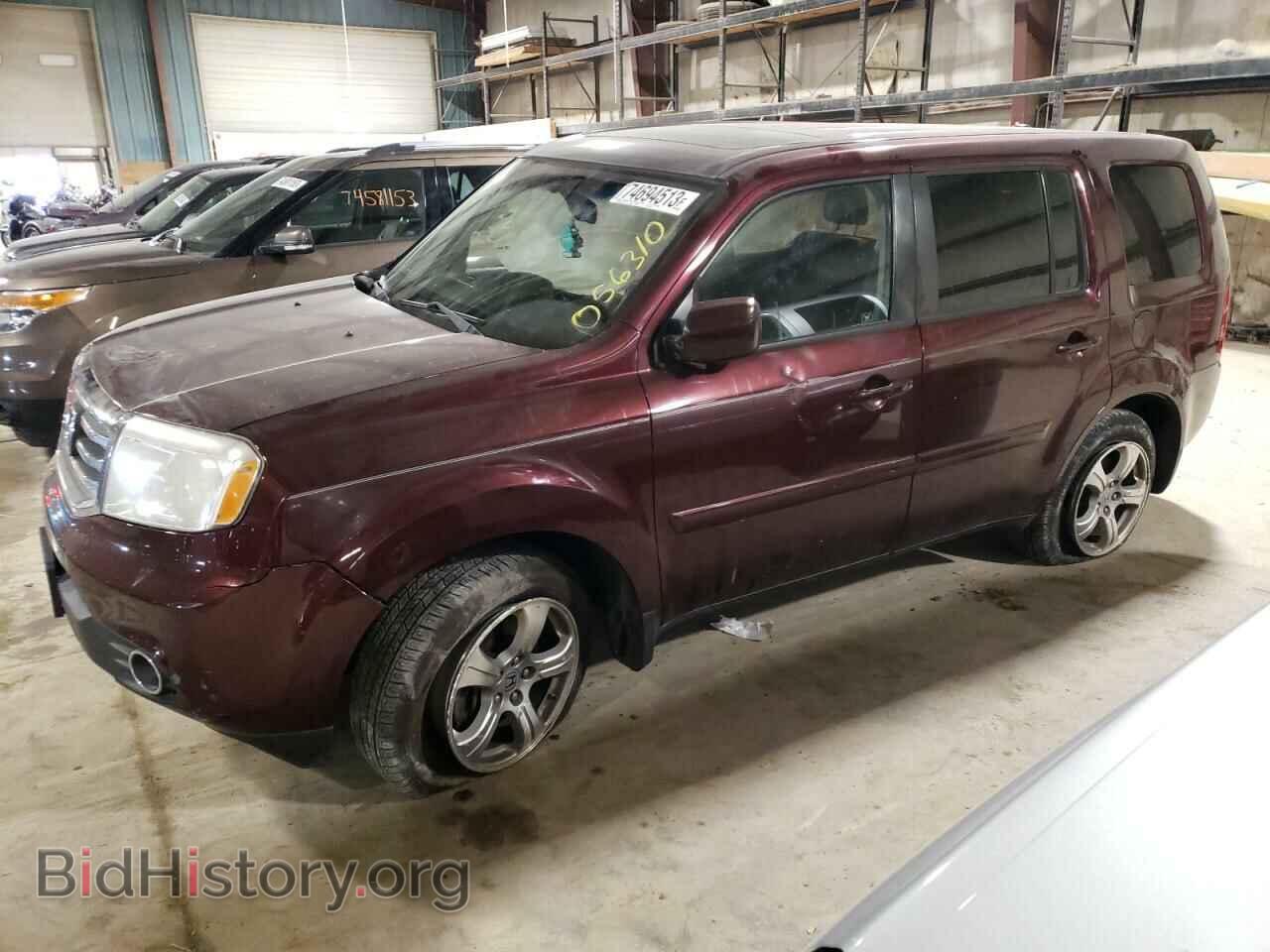 Фотография 5FNYF4H68CB056310 - HONDA PILOT 2012
