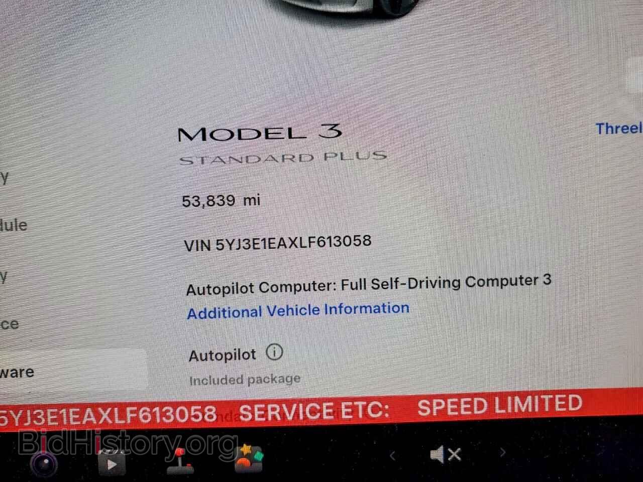 2020 TESLA MODEL 3 - VIN: 5YJ3E1EAXLF613058 - Фото 9
