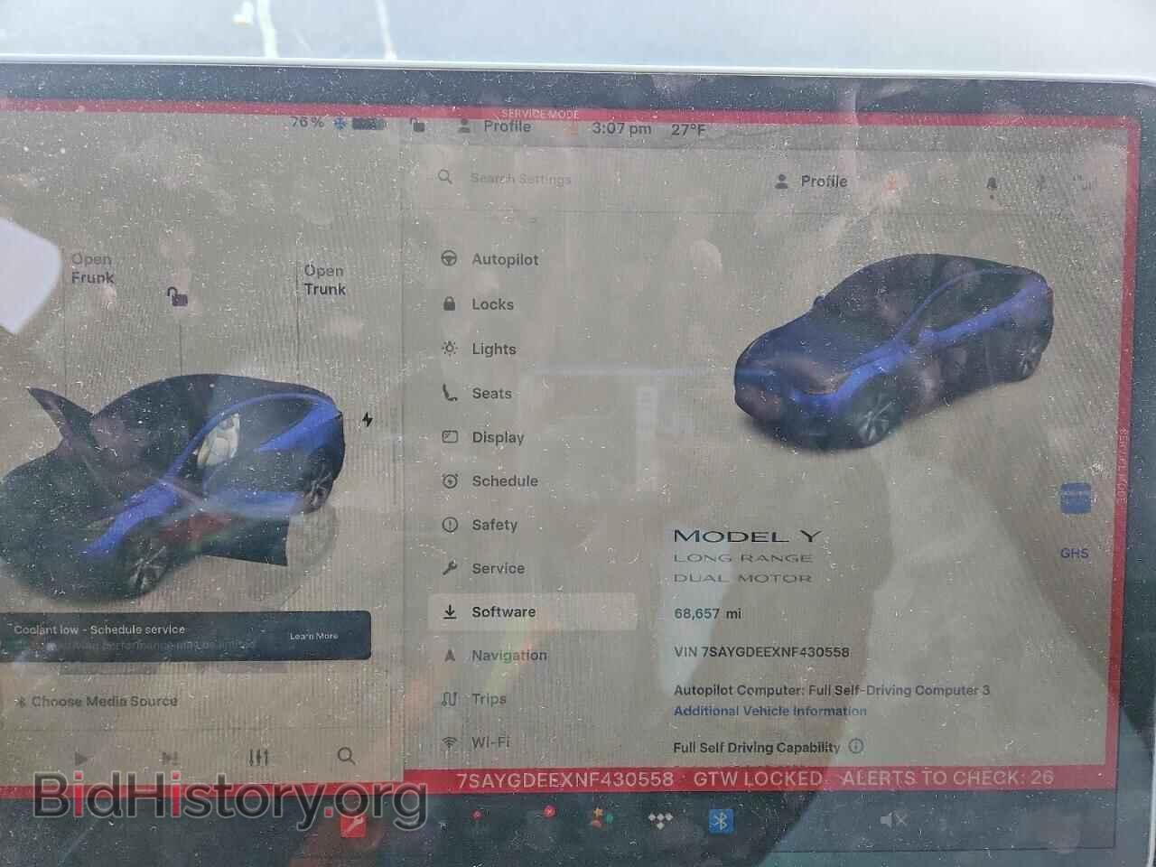 2022 TESLA MODEL Y - VIN: 7SAYGDEEXNF430558 - Фото 9