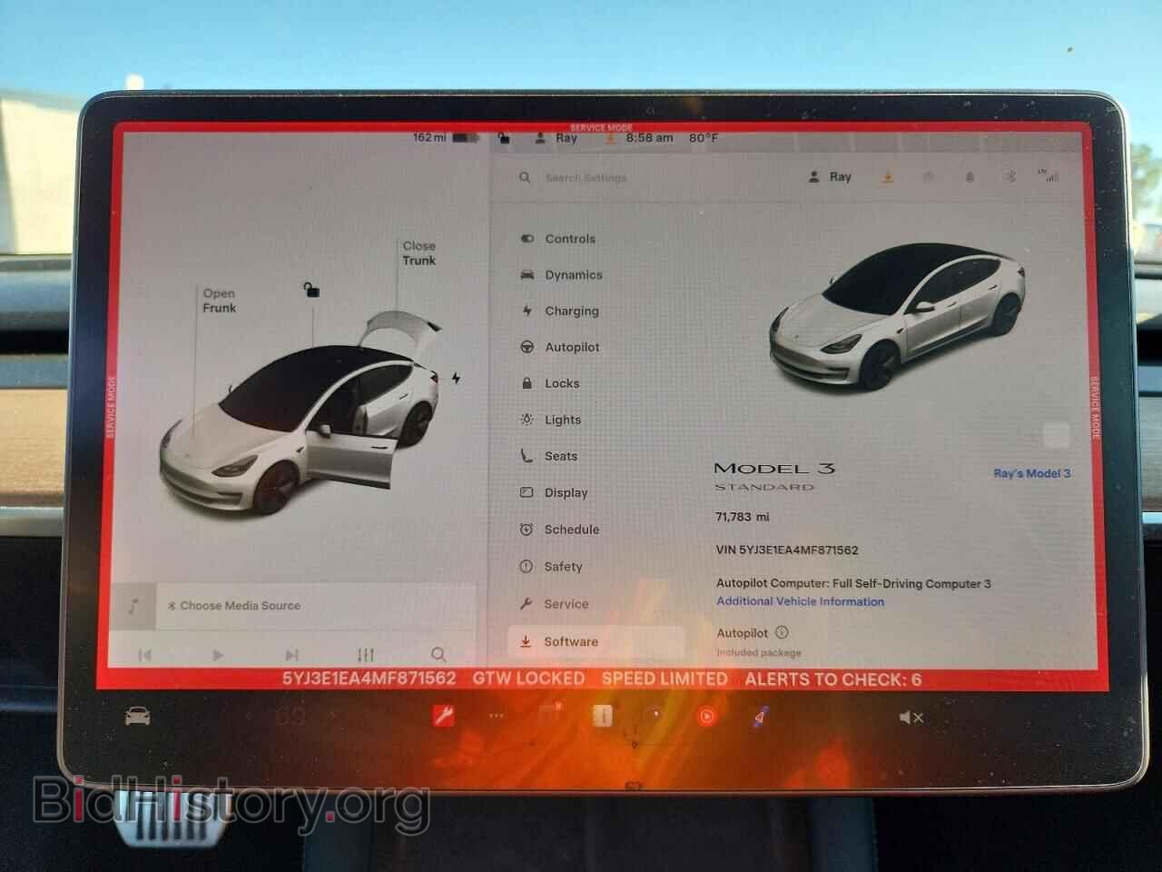 2021 TESLA MODEL 3 - VIN: 5YJ3E1EA4MF871562 - Photo 9