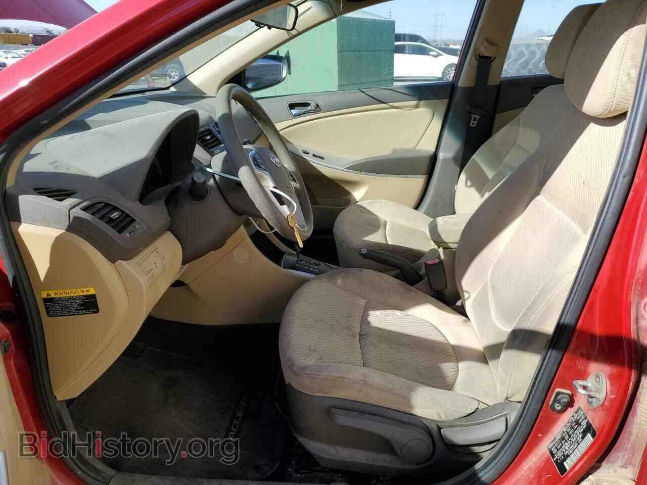2012 HYUNDAI ACCENT - VIN: KMHCU4AEXCU112820 - Фото 7