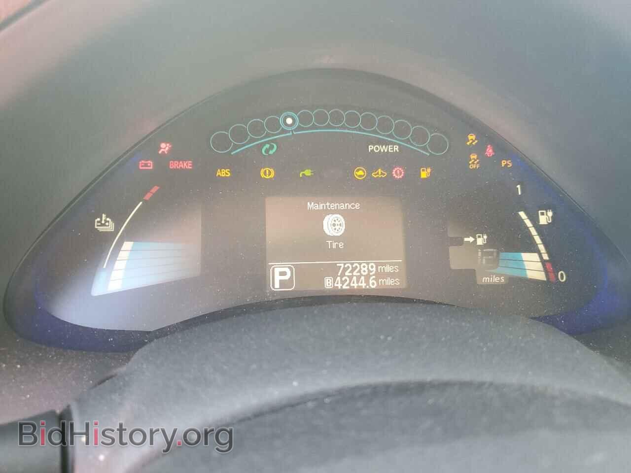 2013 NISSAN LEAF - VIN: 1N4AZ0CP5DC425601 - Фото 9