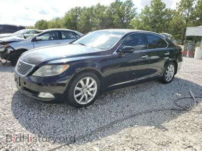 2007 Lexus LS460 LS 460, черный — VIN JTHBL46F575045854, Copart