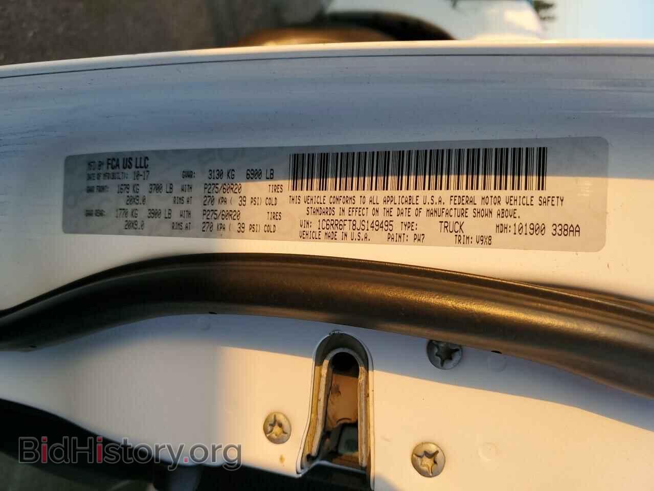 2018 RAM 1500 - VIN: 1C6RR6FT8JS149495 - Фото 12