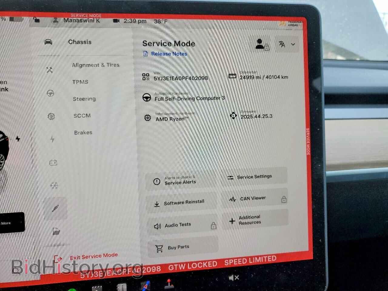 2023 TESLA MODEL 3 - VIN: 5YJ3E1EA0PF402098 - Photo 9