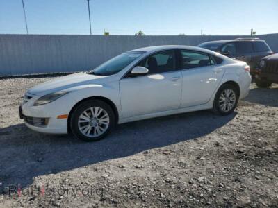 2009 Mazda 6 I, white — VIN 1YVHP82A095M11332, Copart