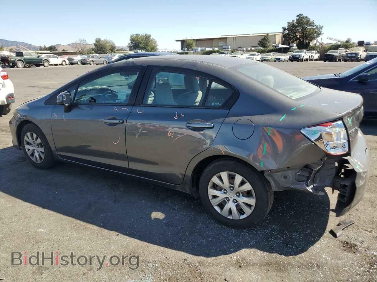 2012 HONDA CIVIC - VIN: 2HGFB2F51CH561618 - Фото 2