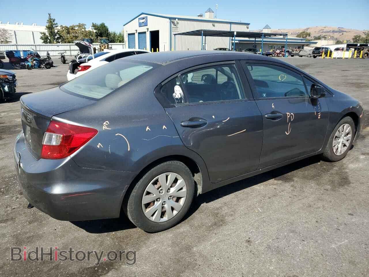 2012 HONDA CIVIC - VIN: 2HGFB2F51CH561618 - Фото 3
