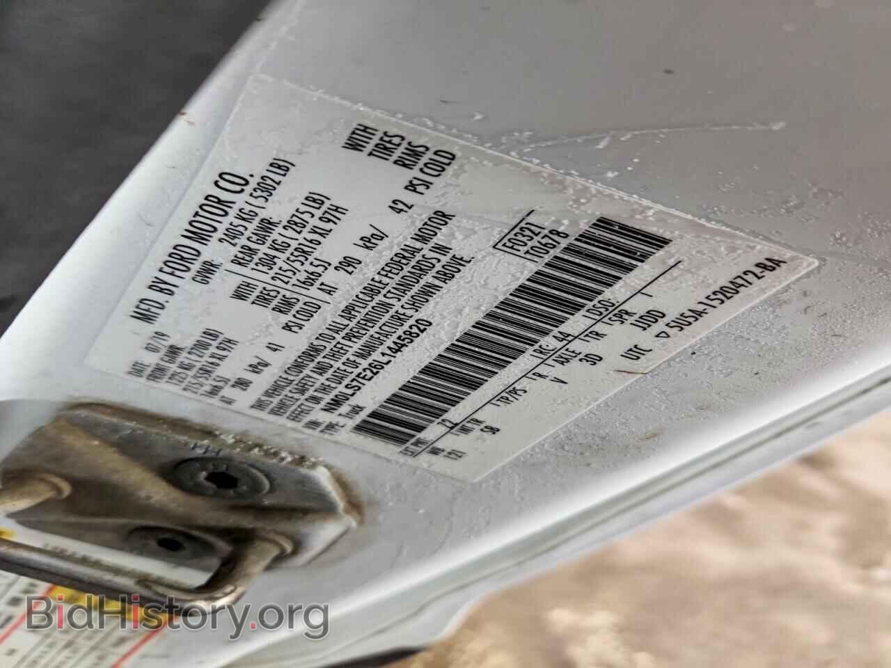 2020 FORD TRANSIT - VIN: NM0LS7E26L1445820 - Фото 13