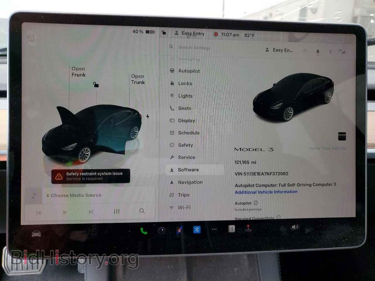 2022 TESLA MODEL 3 - VIN: 5YJ3E1EA7NF372062 - Фото 9