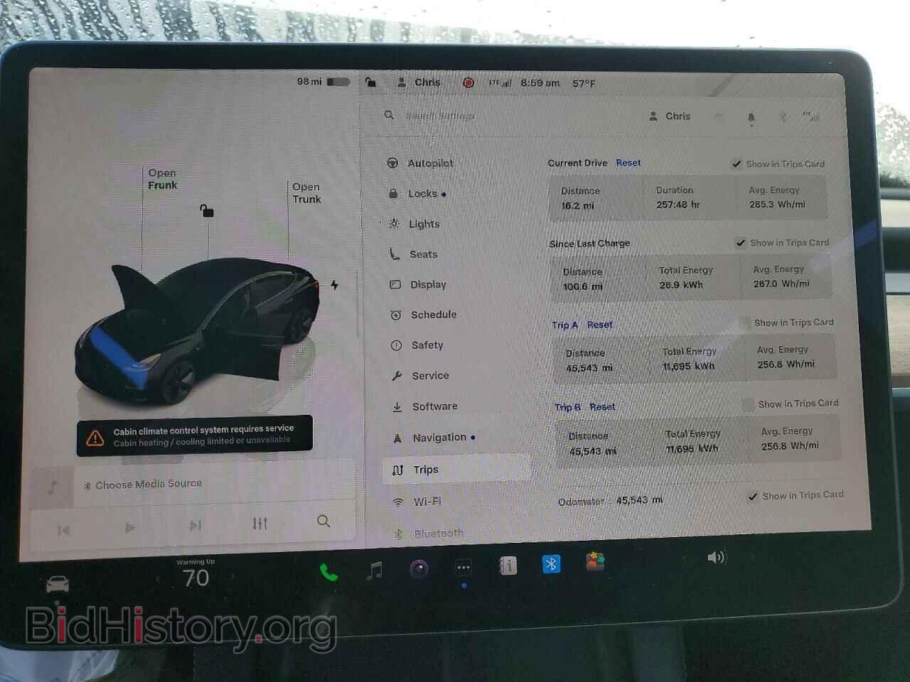 2022 TESLA MODEL 3 - VIN: 5YJ3E1EB7NF206603 - Photo 9
