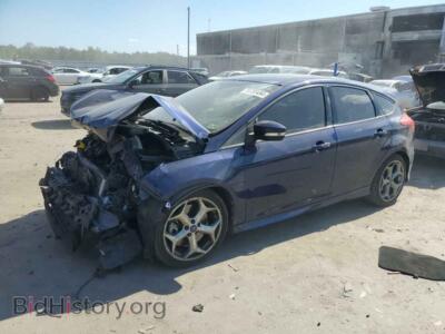 2016 Ford FOCUS ST, синий — VIN 1FADP3L97GL397620, Copart