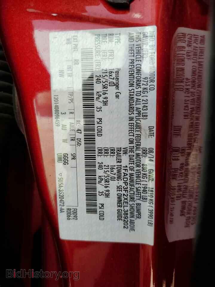 2014 FORD FOCUS - VIN: 1FADP3F2XEL389202 - Photo 12