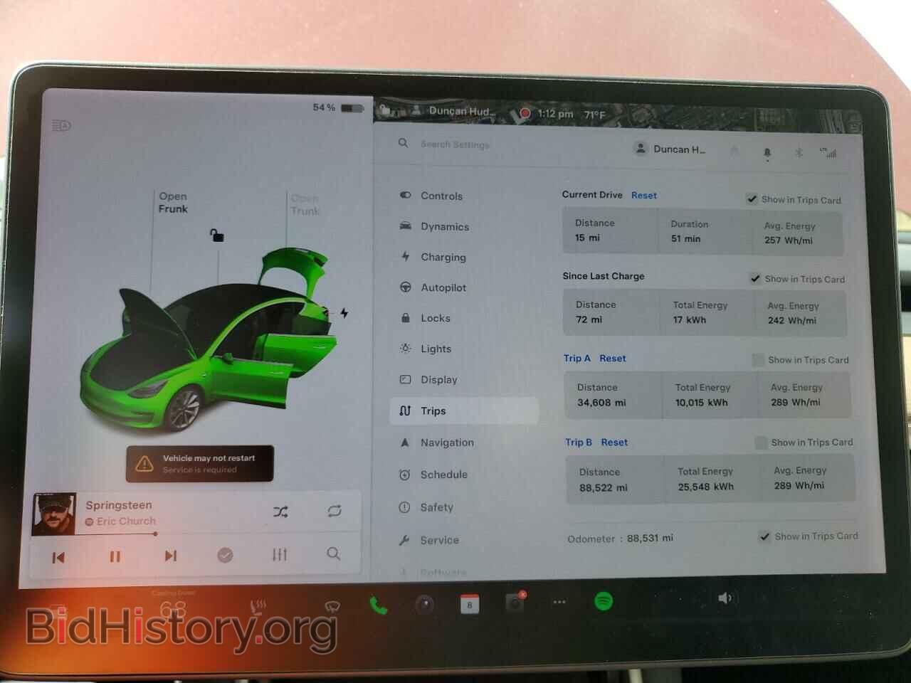 2018 TESLA MODEL 3 - VIN: 5YJ3E1EB3JF117363 - Фото 9