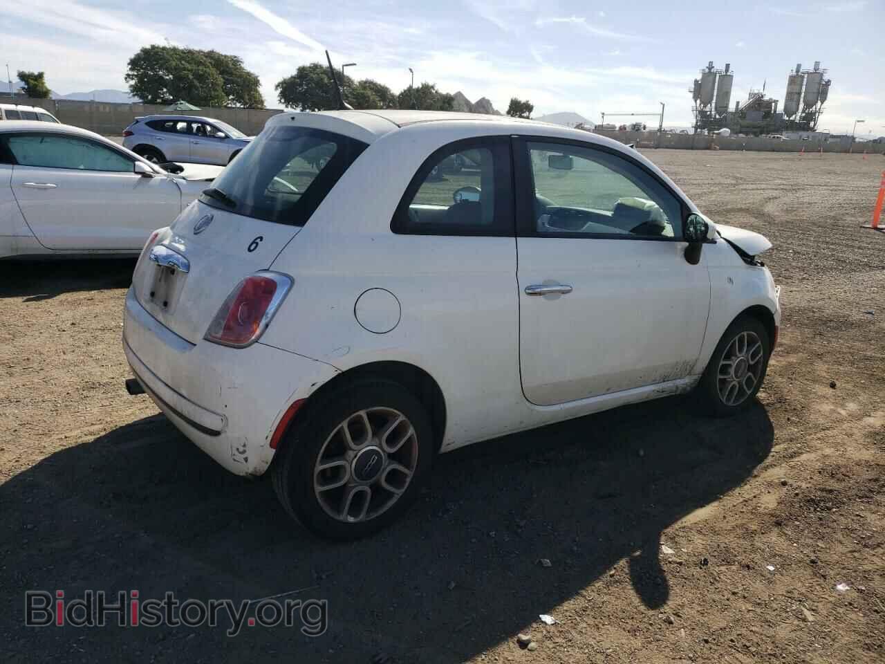 2012 FIAT 500 - VIN: 3C3CFFAR0CT288867 - Фото 3