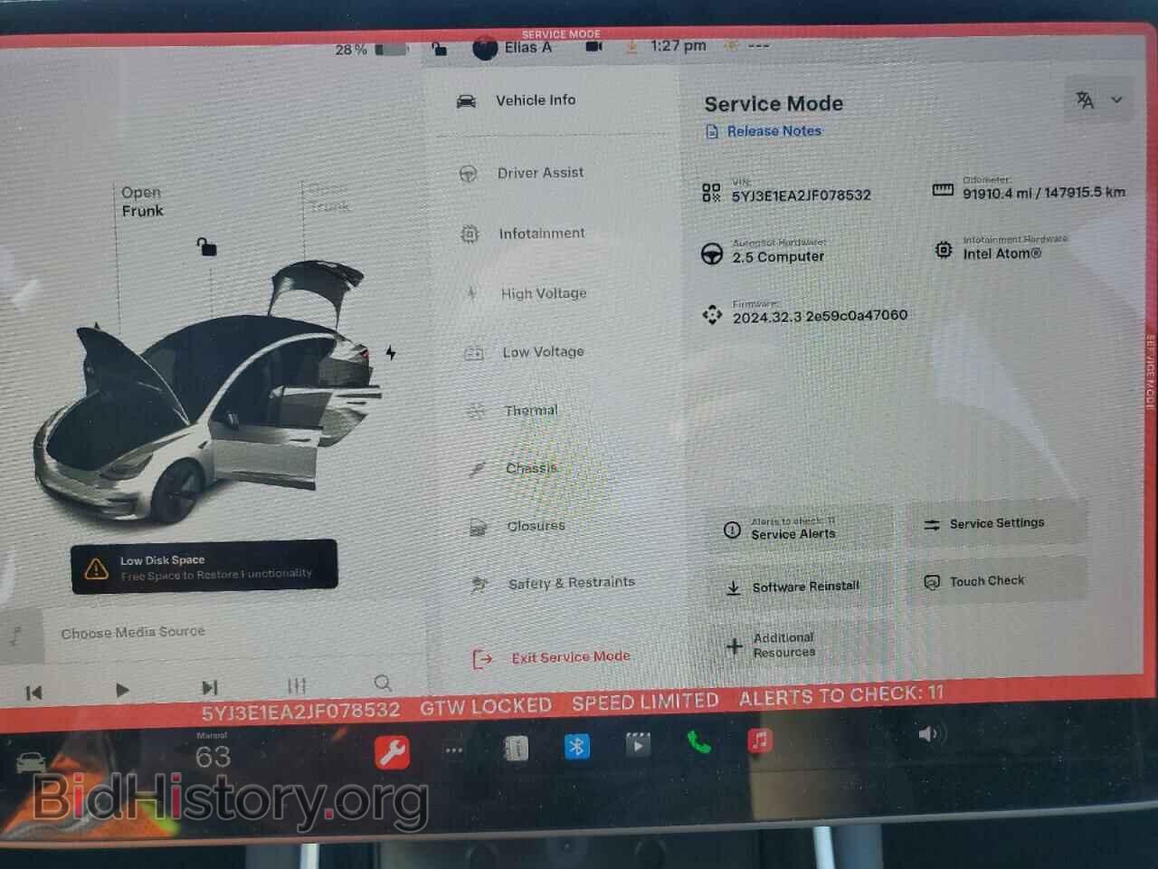 2018 TESLA MODEL 3 - VIN: 5YJ3E1EA2JF078532 - Photo 9