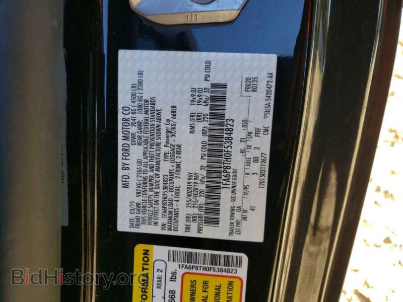 2015 Ford ALL MODELS (VIN 1FA6P8TH0F5384823) — photo 12 of 12