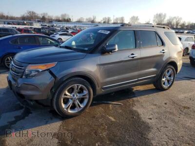 2013 Ford EXPLORER Limited, серый — VIN 1FM5K7F89DGC11521, Copart