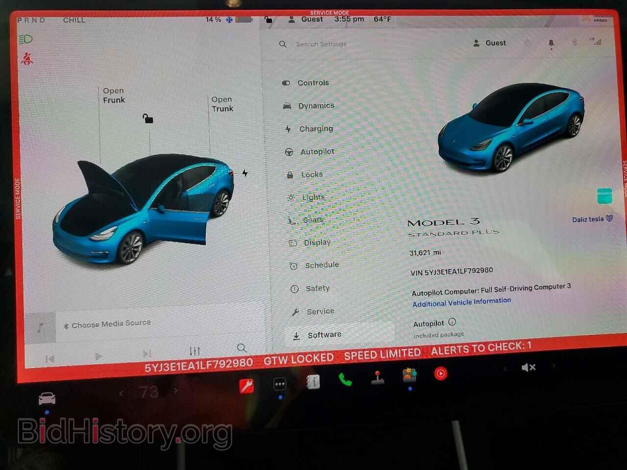 2020 TESLA MODEL 3 - VIN: 5YJ3E1EA1LF792980 - Photo 9