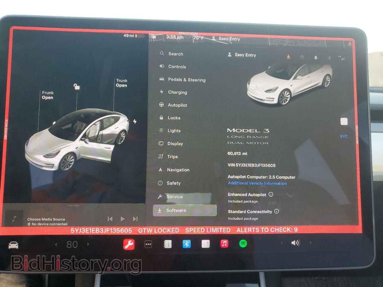 2018 TESLA MODEL 3 - VIN: 5YJ3E1EB3JF135605 - Photo 9